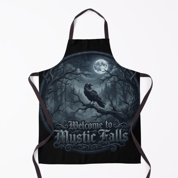 Item preview, Welcome to Mystic Falls Gothic Raven Moon Dark Fantasy Art designed and sold by SipWithStyleArt.