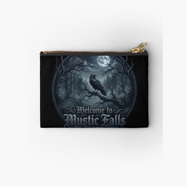Item preview, Welcome to Mystic Falls Gothic Raven Moon Dark Fantasy Art designed and sold by SipWithStyleArt.