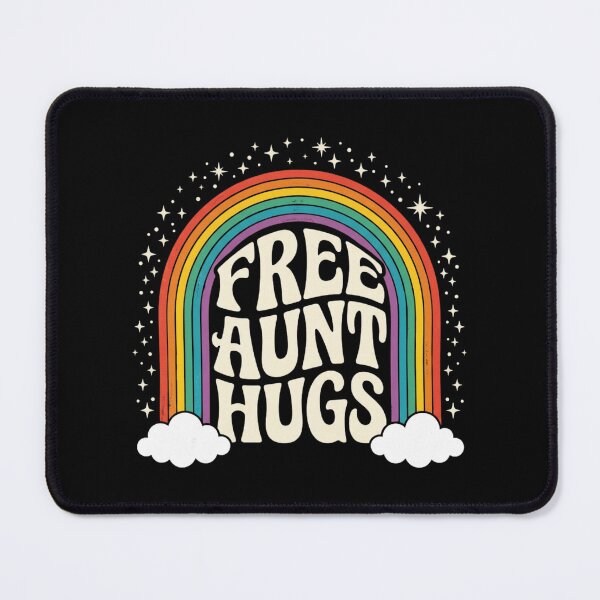 Item preview, Free Aunt Hugs Retro Rainbow Pride LGBTQ Ally Support designed and sold by raedattia.