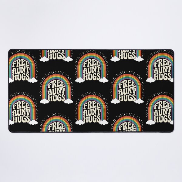 Item preview, Free Aunt Hugs Retro Rainbow Pride LGBTQ Ally Support designed and sold by raedattia.