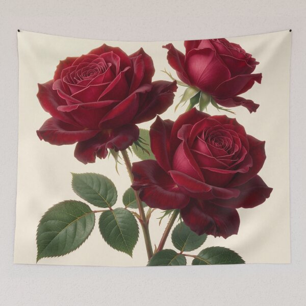 Item preview, Elegant Trio of Crimson Roses designed and sold by CooksCreators.