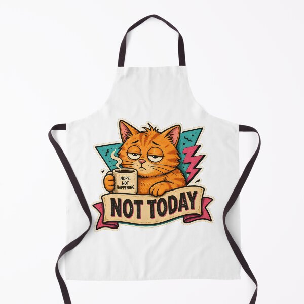 Item preview, Funny Sleepy Cat Coffee - Not Today Monday Mood designed and sold by crazyhome.