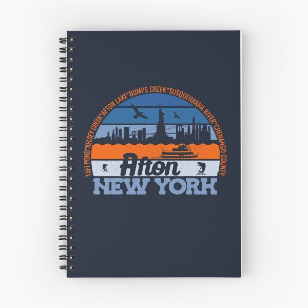 Item preview, Afton New York Sunset Retro Vintage Local Pride Logo designed and sold by CRHPOD20.