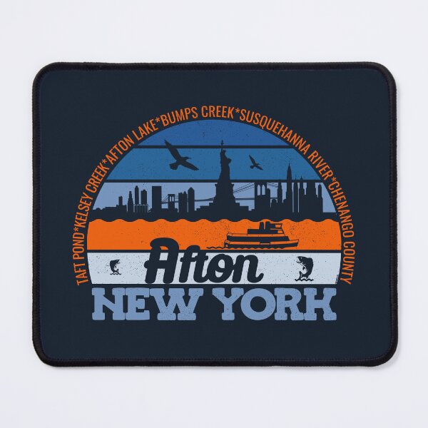 Item preview, Afton New York Sunset Retro Vintage Local Pride Logo designed and sold by CRHPOD20.