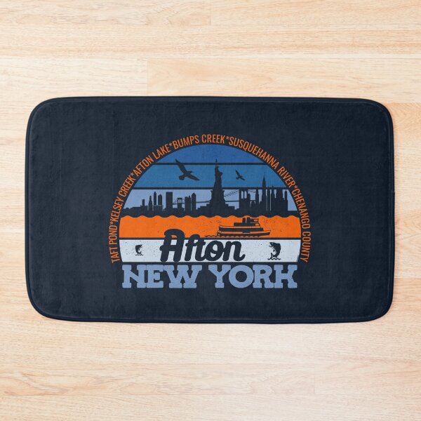Item preview, Afton New York Sunset Retro Vintage Local Pride Logo designed and sold by CRHPOD20.