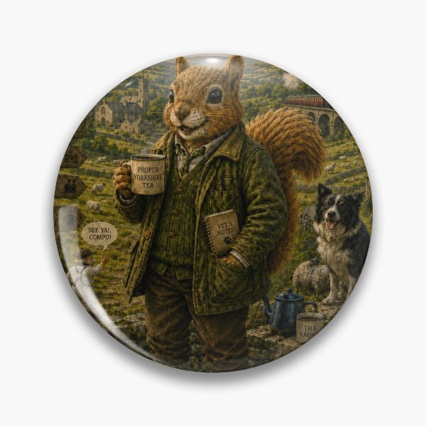 Item preview, The Yorkshire Squirrel Dales Wanderer designed and sold by SecretSquirrellDesigns.