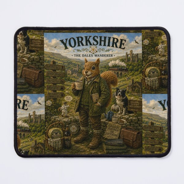 Item preview, The Yorkshire Squirrel Dales Wanderer designed and sold by SecretSquirrellDesigns.