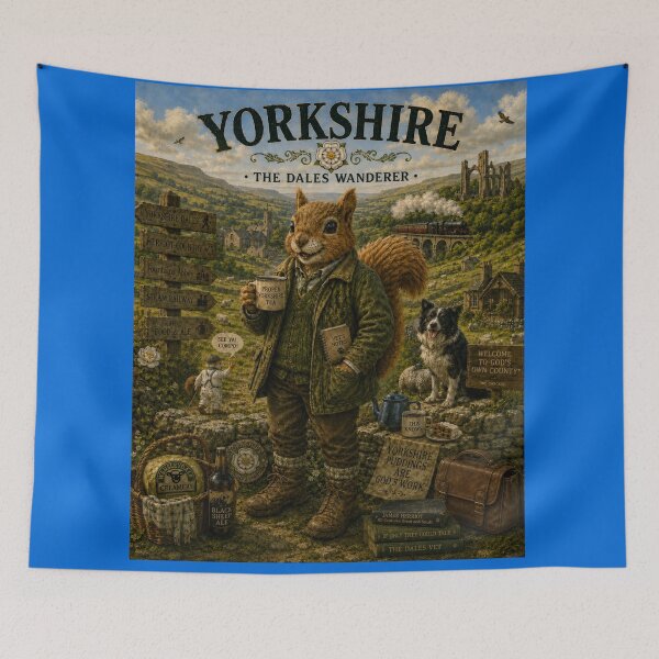 Item preview, The Yorkshire Squirrel Dales Wanderer designed and sold by SecretSquirrellDesigns.