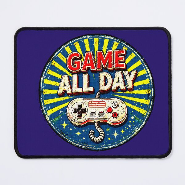 Item preview, Game All Day | Retro Gamer Vintage Design designed and sold by AstronautMerch.
