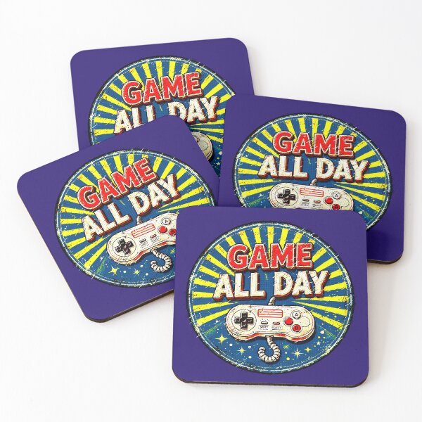 Item preview, Game All Day | Retro Gamer Vintage Design designed and sold by AstronautMerch.