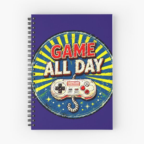 Item preview, Game All Day | Retro Gamer Vintage Design designed and sold by AstronautMerch.