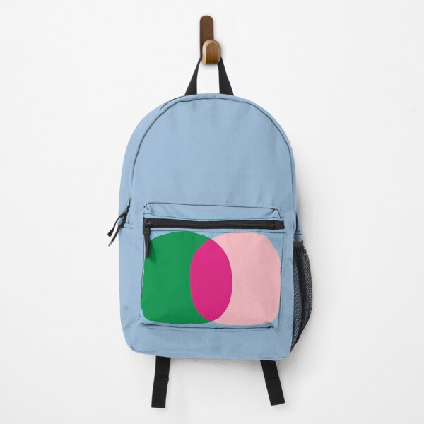 Item preview, Retro Contemporary Colorful Minimalist Dots Pink Green Light Blue designed and sold by kierkegaard.