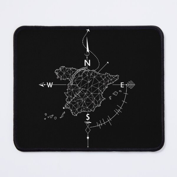 Item preview, Spain Explorer – Minimalist Compass & Map Travel Design designed and sold by Mirai_Art ⭐⭐⭐⭐.