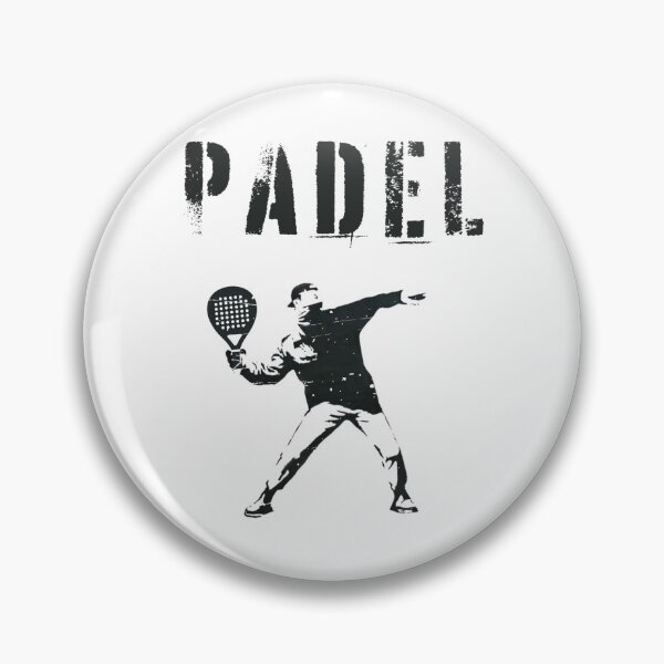 Item preview, Banksy Parody Padel Player Stencil Art designed and sold by Stylecombinator.