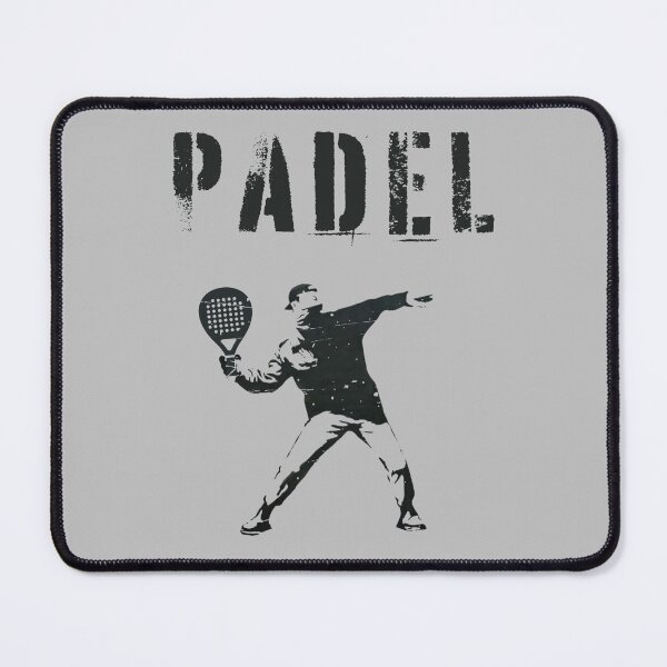Item preview, Banksy Parody Padel Player Stencil Art designed and sold by Stylecombinator.