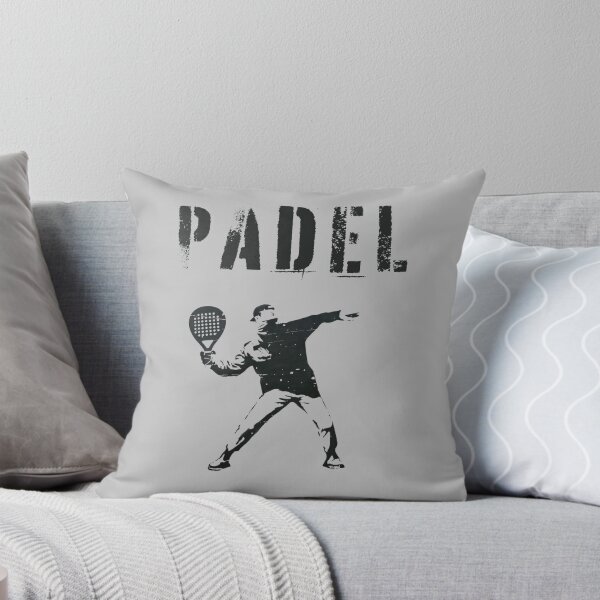 Item preview, Banksy Parody Padel Player Stencil Art designed and sold by Stylecombinator.