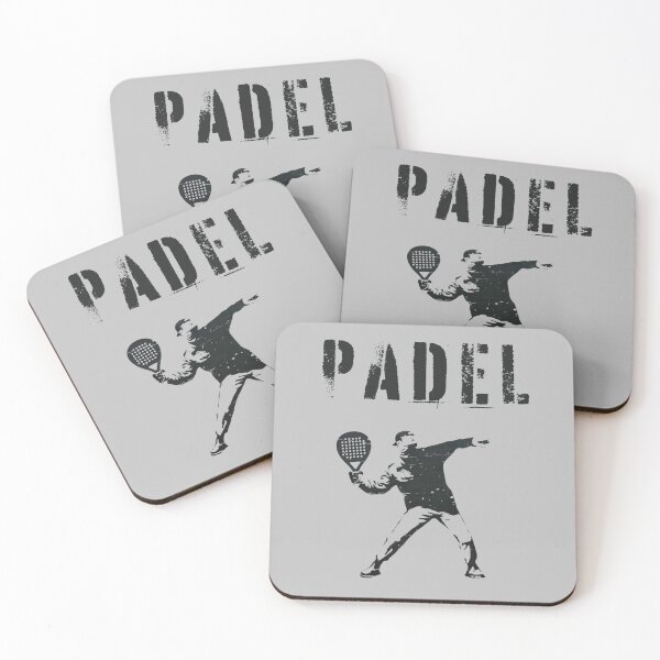 Item preview, Banksy Parody Padel Player Stencil Art designed and sold by Stylecombinator.