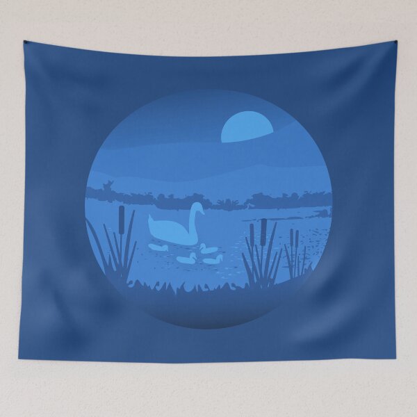 Item preview, Swan Family at Night designed and sold by Laanas.