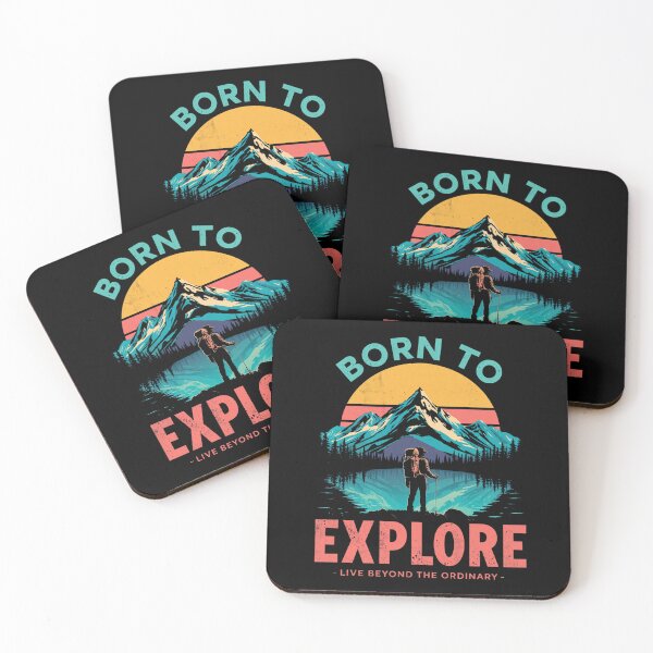 Item preview, Born to Explore Mountain Adventure designed and sold by muhammadkhafidh.