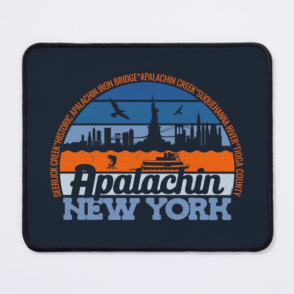 Item preview, Apalachin New York Sunset Retro Vintage Local Pride Logo designed and sold by CRHPOD20.