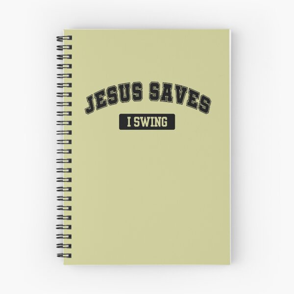 Item preview, Jesus Saves I Swing Christian Humor  designed and sold by ICANTWithoutCOFFEE.
