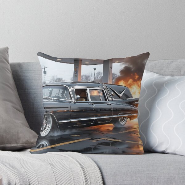 Item preview, Black Hearse 59s Burnout Fire Gas Station  designed and sold by Crazy Ronald.