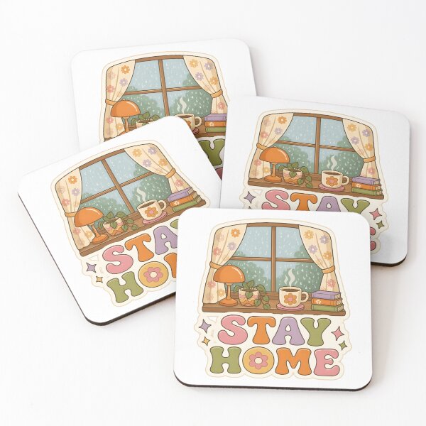 Item preview, Cozy Rainy Day Stay Home - Retro 70s Aesthetic Window designed and sold by crazyhome.