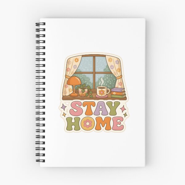 Item preview, Cozy Rainy Day Stay Home - Retro 70s Aesthetic Window designed and sold by crazyhome.