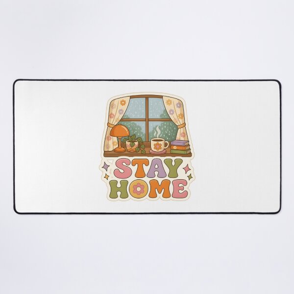 Item preview, Cozy Rainy Day Stay Home - Retro 70s Aesthetic Window designed and sold by crazyhome.