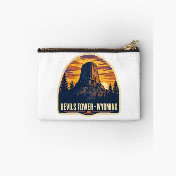 Item preview, Devils Tower Wyoming Sunset Silhouette Vintage designed and sold by JIGUWORLD.