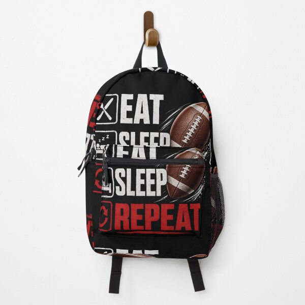 Item preview, Eat. Sleep. Repeat. Football designed and sold by Pixel-Lair.