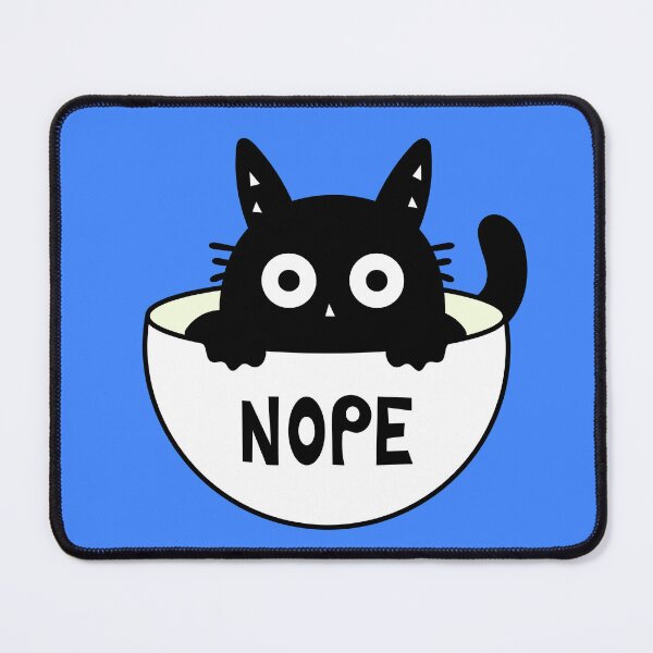 Item preview, Nope Bowl Cat designed and sold by DibujandoPorfa.