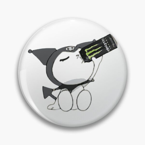 Item preview, Kuromi Drinking Energy Drink Sanrio Inspired Alternative Artwork designed and sold by GeekMix.