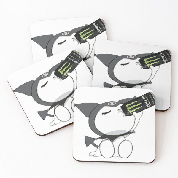 Item preview, Kuromi Drinking Energy Drink Sanrio Inspired Alternative Artwork designed and sold by GeekMix.