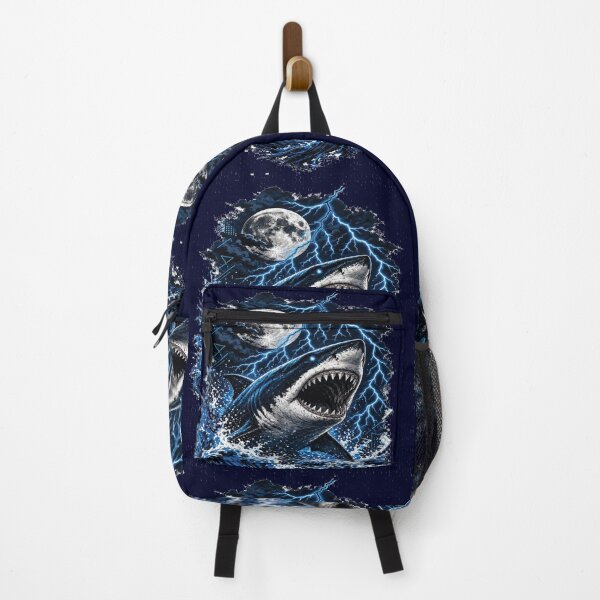 Item preview, Great White Shark Lightning Ocean Storm designed and sold by cameleon style.