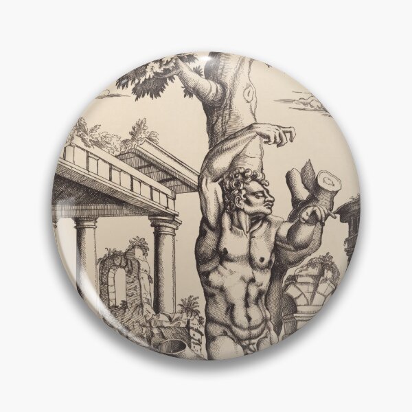 Item preview, Bound Male Nude Among Roman Ruins designed and sold by artofuniverse.