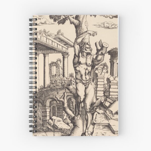 Item preview, Bound Male Nude Among Roman Ruins designed and sold by artofuniverse.