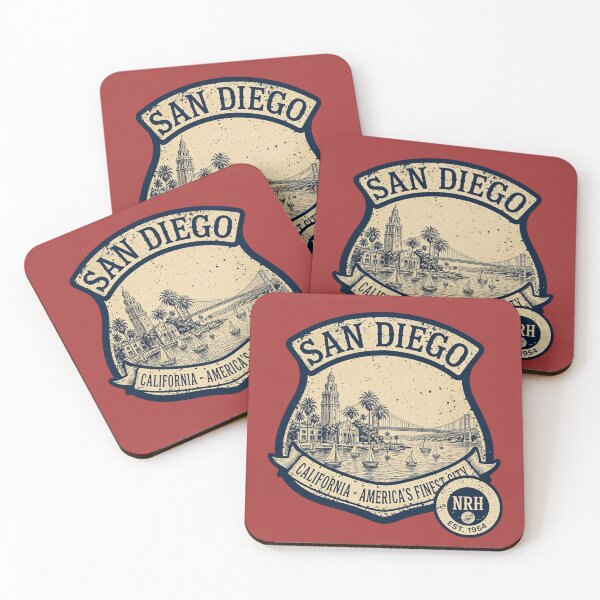 Item preview, San Diego California America's Finest City retro plaque designed and sold by Normandy Road Heritage.