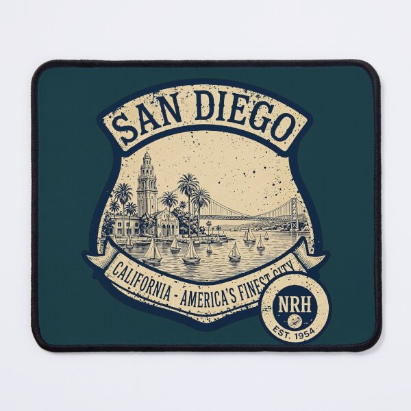 Item preview, San Diego California America's Finest City retro plaque designed and sold by Normandy Road Heritage.