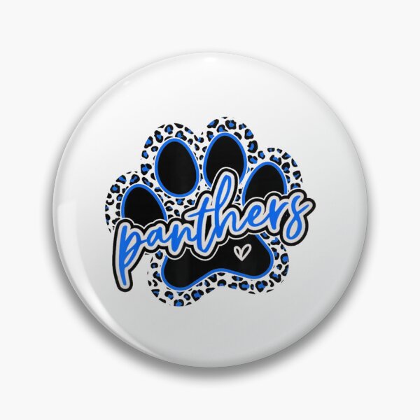 Item preview, Panthers Leopard Paw Print – Blue Animal Lover  designed and sold by Gbriel3.