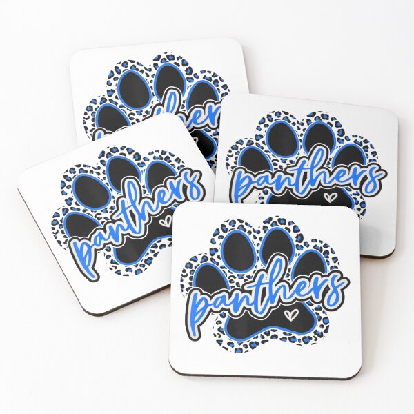 Item preview, Panthers Leopard Paw Print – Blue Animal Lover  designed and sold by Gbriel3.