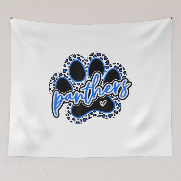 Item preview, Panthers Leopard Paw Print – Blue Animal Lover  designed and sold by Gbriel3.