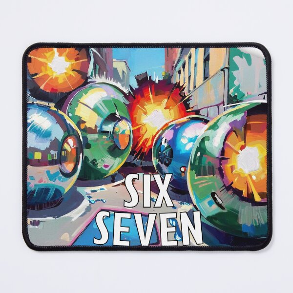 Item preview, Six Seven Urban Graffiti Streetwear Design designed and sold by lenARTprints.
