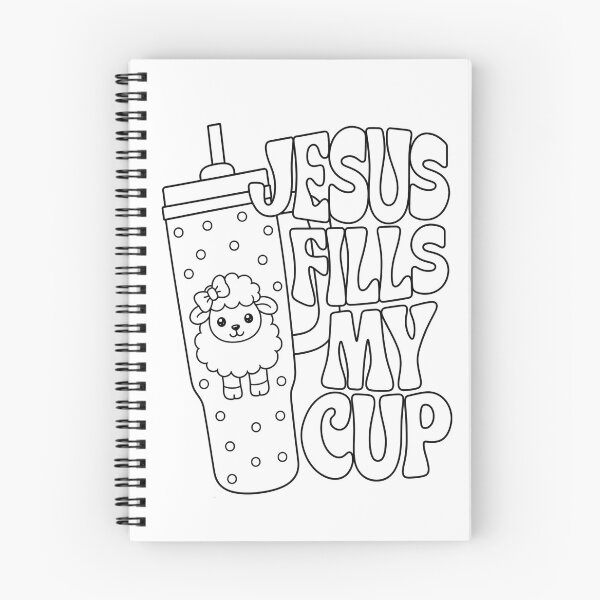 Item preview, Color Me: Jesus Fills My Cup designed and sold by Daughter of a King Designs.