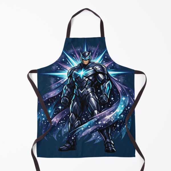 Item preview, Cosmic Energy Warrior Blue Armor Galactic Superhero designed and sold by irfanshikh.