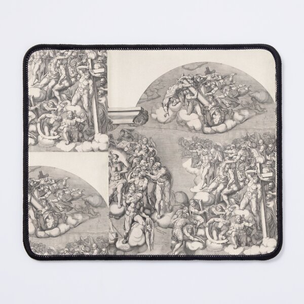 Item preview, The Last Judgement Renaissance Engraving designed and sold by artofuniverse.