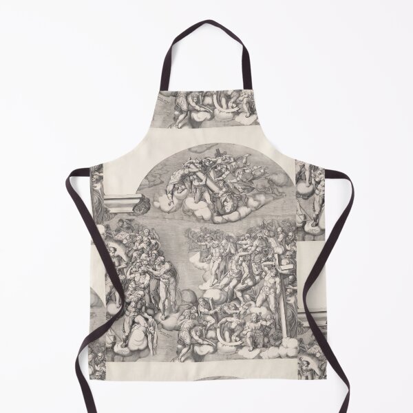 Item preview, The Last Judgement Renaissance Engraving designed and sold by artofuniverse.