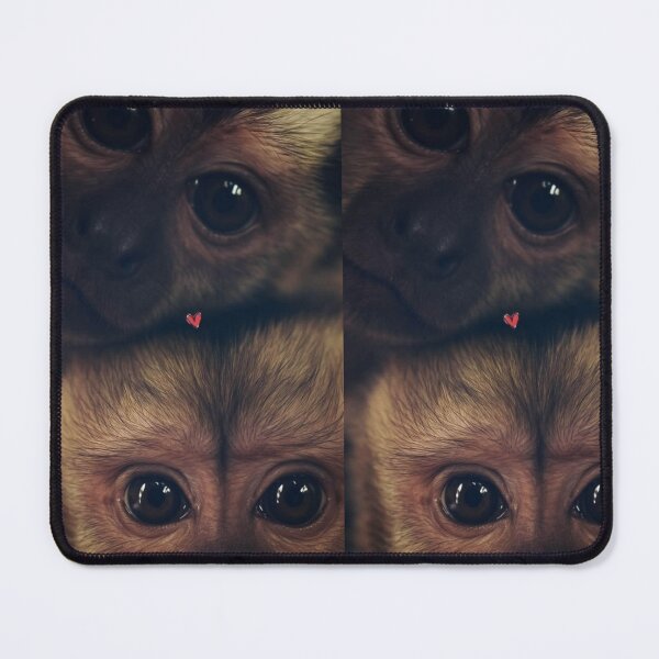 Item preview, Adorable Baby Capuchin Monkeys - Heart & Love Portrait designed and sold by cezzarie.