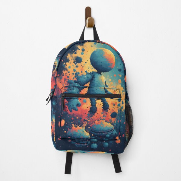Item preview, Lost figure in a cosmic explosion of color designed and sold by Mianku | Für das Leben.