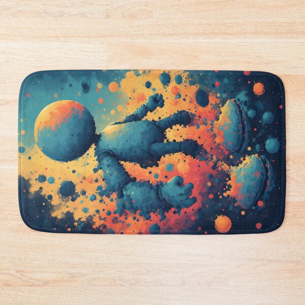 Item preview, Lost figure in a cosmic explosion of color designed and sold by Mianku | Für das Leben.